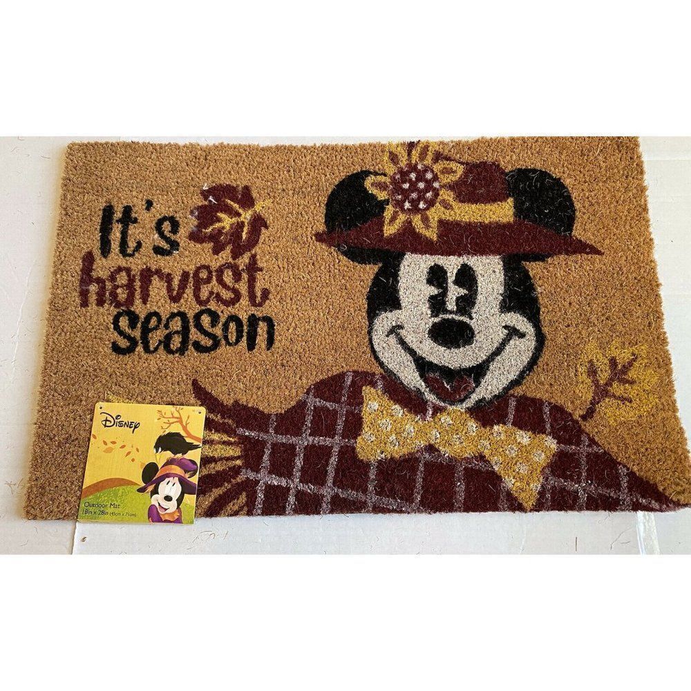 Disney's Mickey Mouse It’s Harvest Season Door Mat